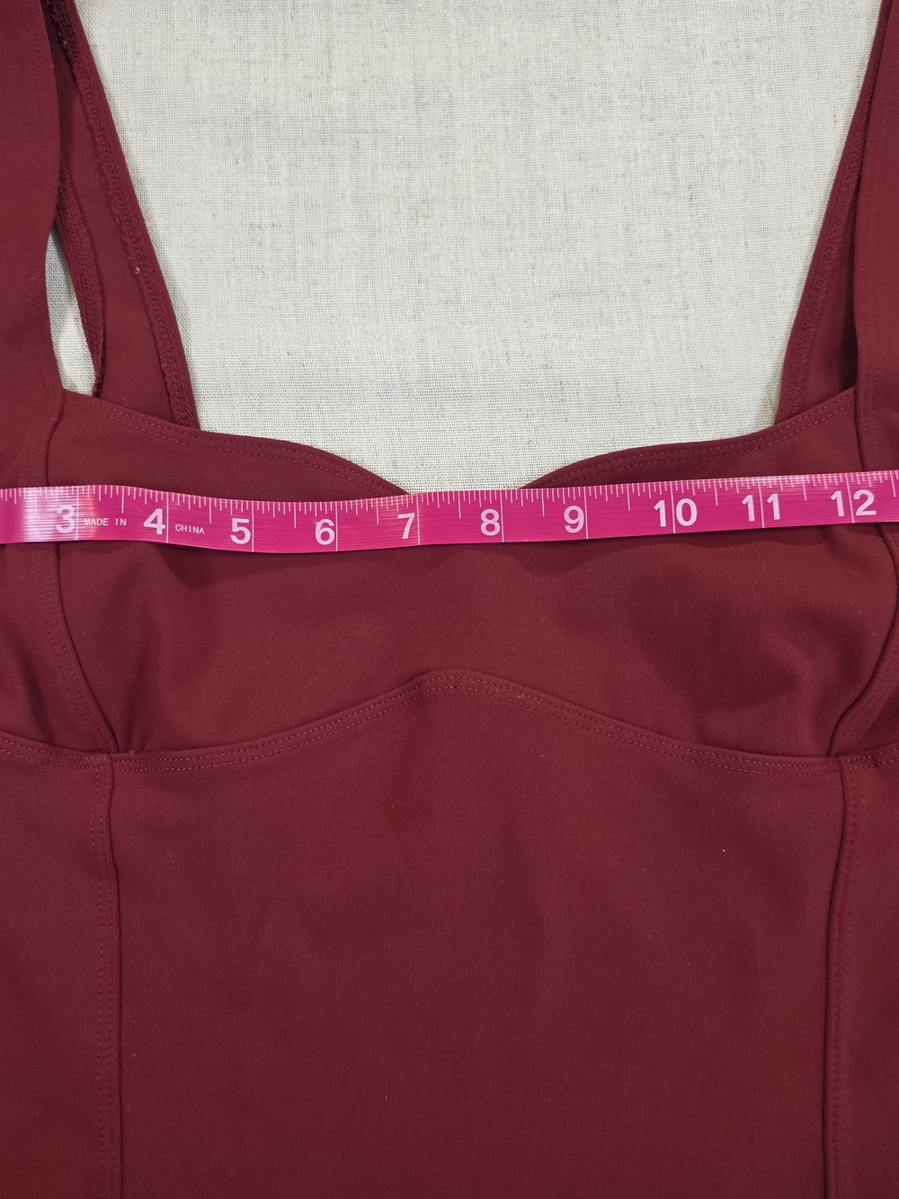 Free People Intimately Somewhere Sometime Tank Burgundy Wine Red Small - Picture 9 of 10